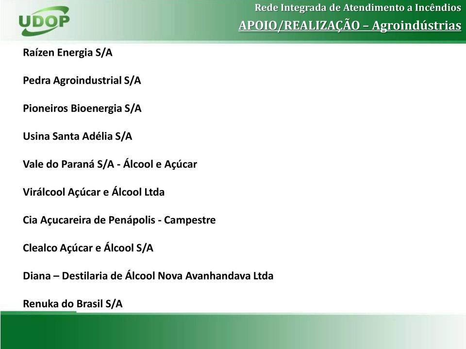 Açúcar Virálcool Açúcar e Álcool Ltda Cia Açucareira de Penápolis - Campestre