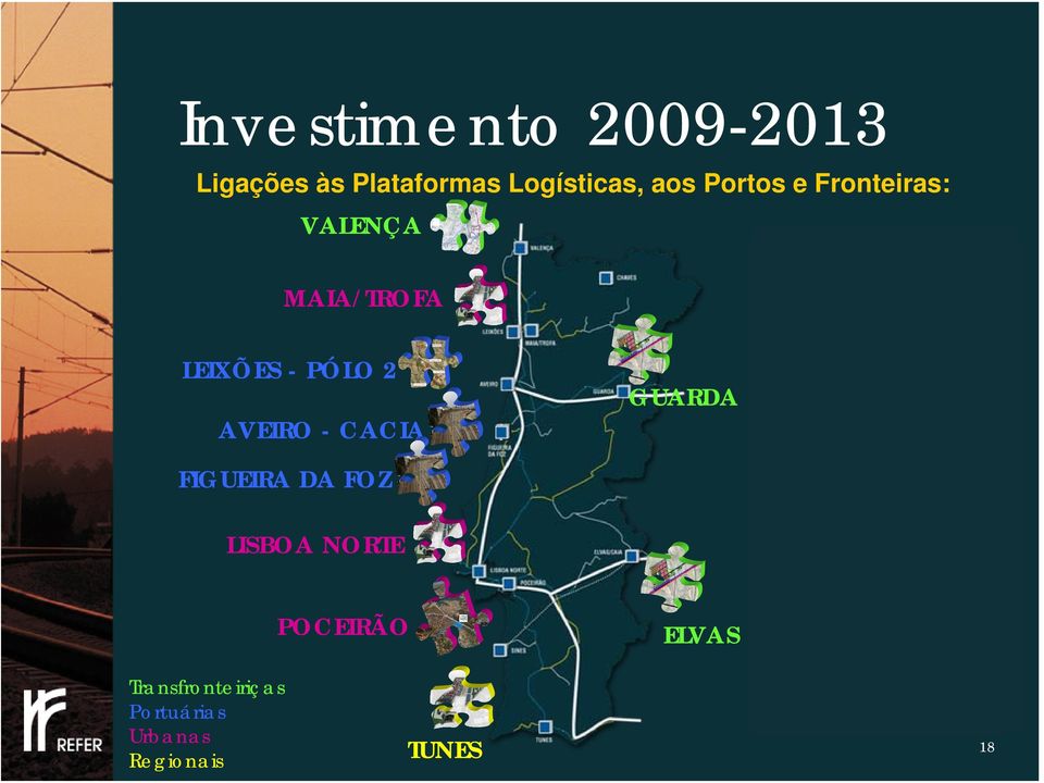 para as intermodalidade -Em (Março funcionamento. 2008).