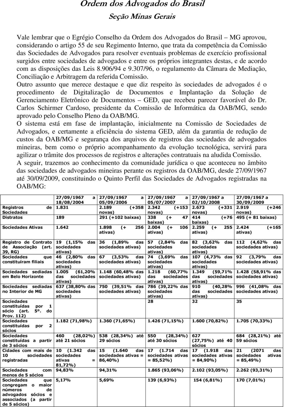 307/96, o regulmento d Câmr de Medição, Concilição e Arbitrgem d referid Comissão.