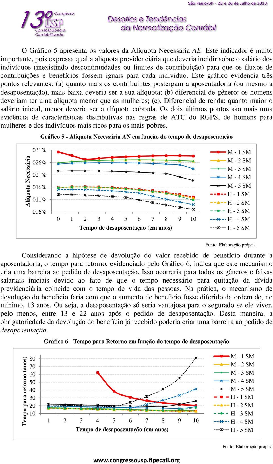 os fluxos de contribuições e benefícios fossem iguais para cada indivíduo.