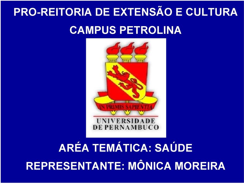 PETROLINA ARÉA TEMÁTICA: