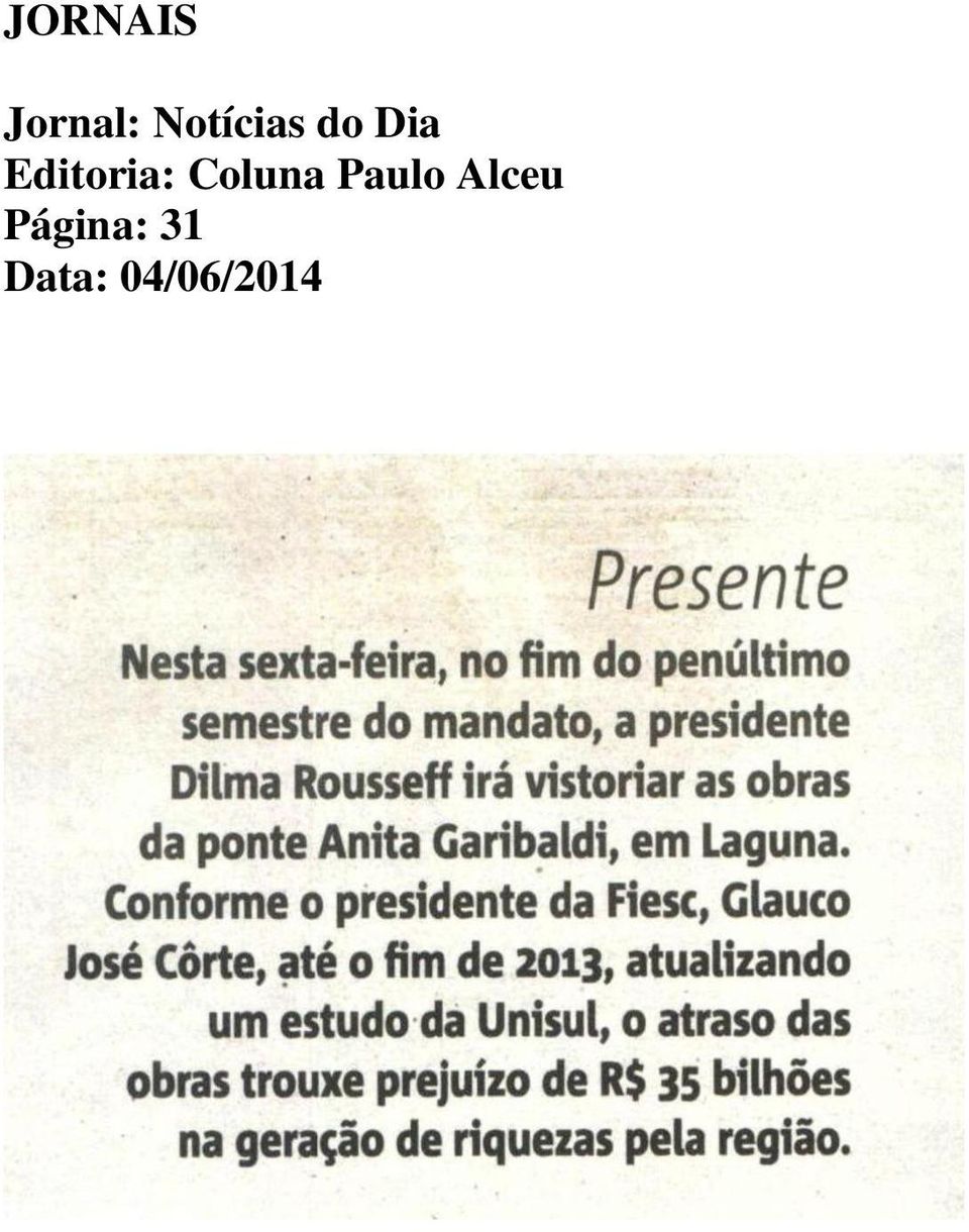 Editoria: Coluna