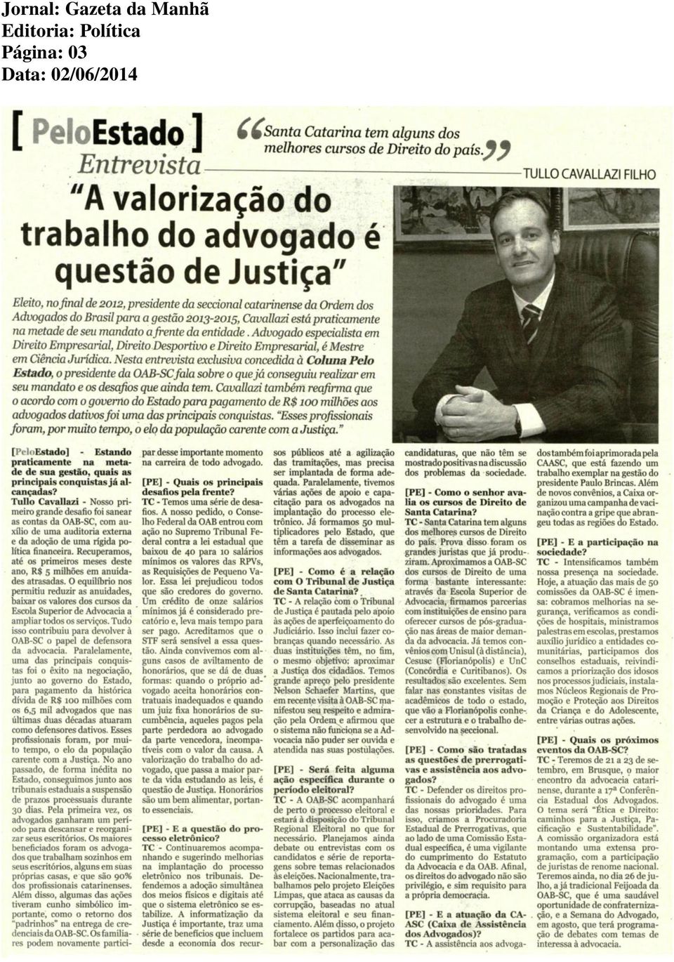 Política Página: