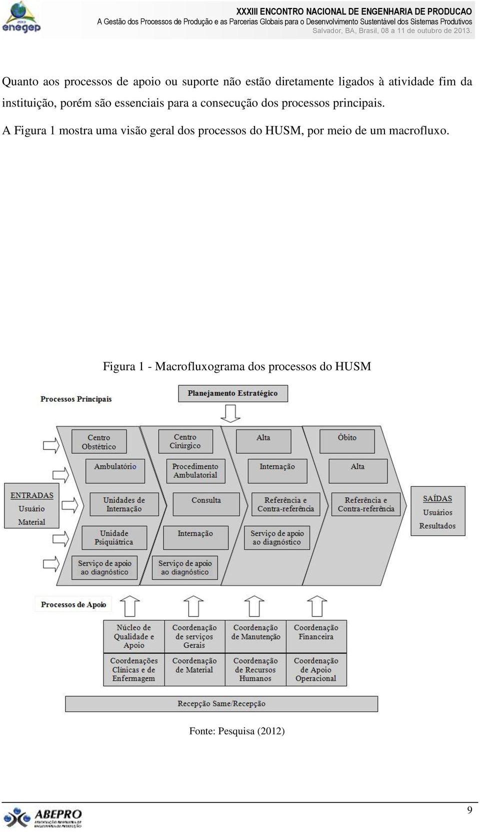 processos principais.