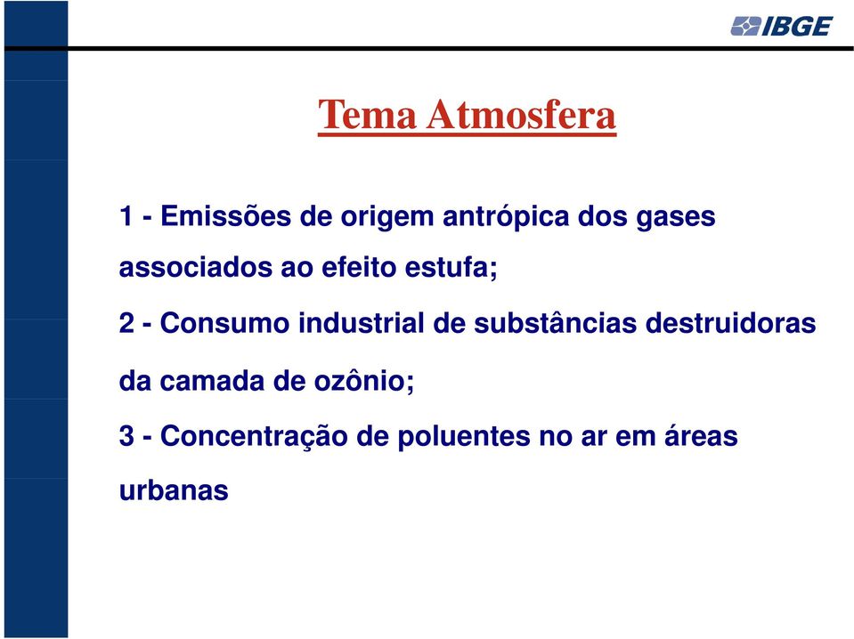 industrial de substâncias destruidoras da camada de