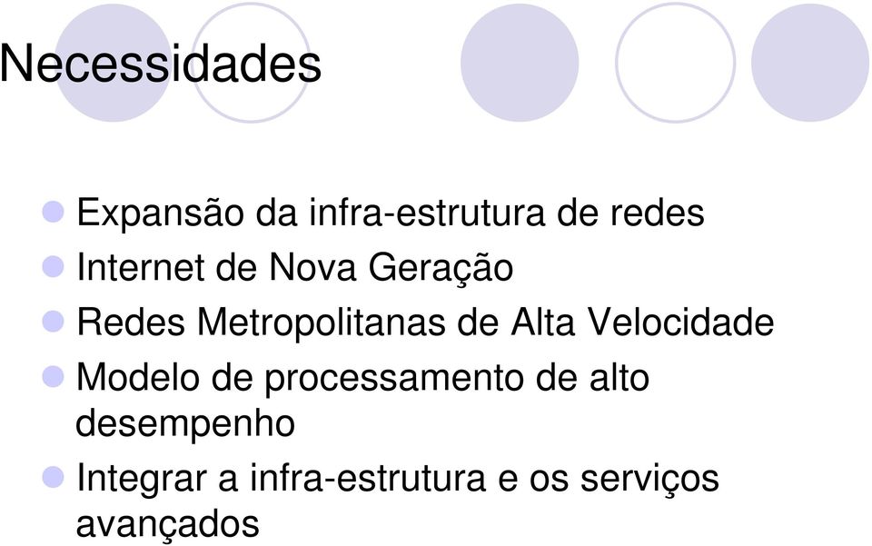 Alta Velocidade Modelo de processamento de alto