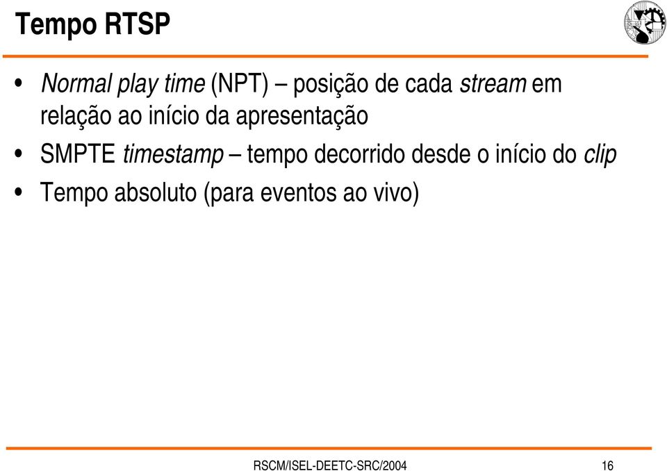 timestamp tempo decorrido desde o início do clip