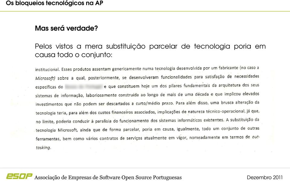 substituição parcelar de