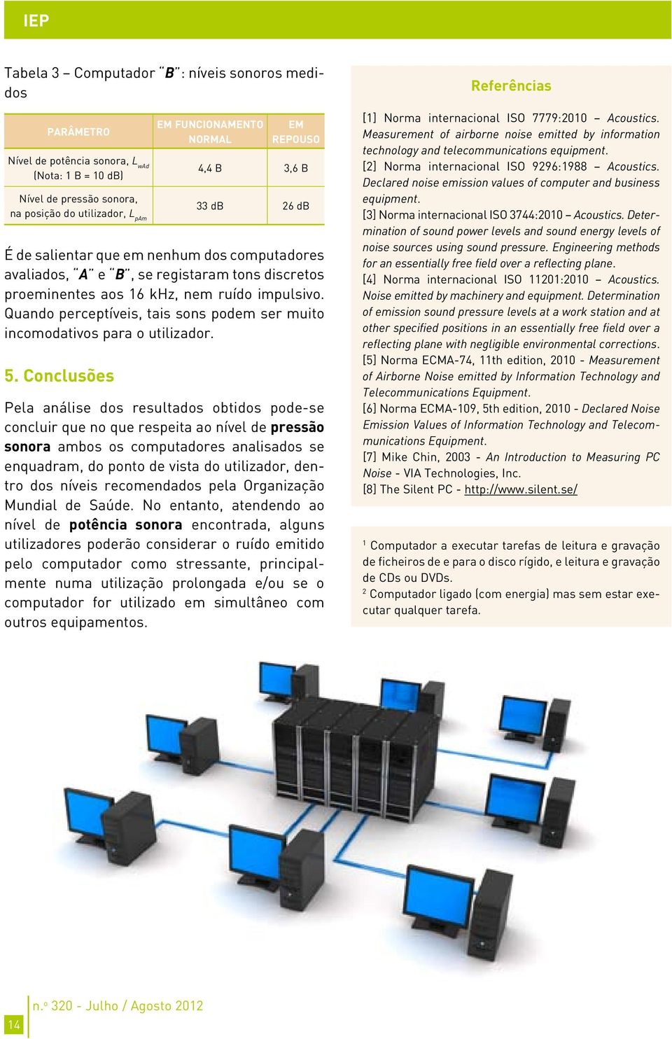 Quando perceptíveis, tais sons podem ser muito incomodativos para o utilizador. 5.