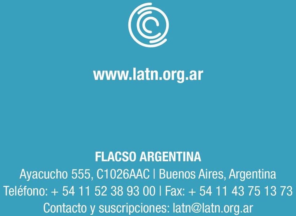 Buenos Aires, Argentina Teléfono: + 54 11 52
