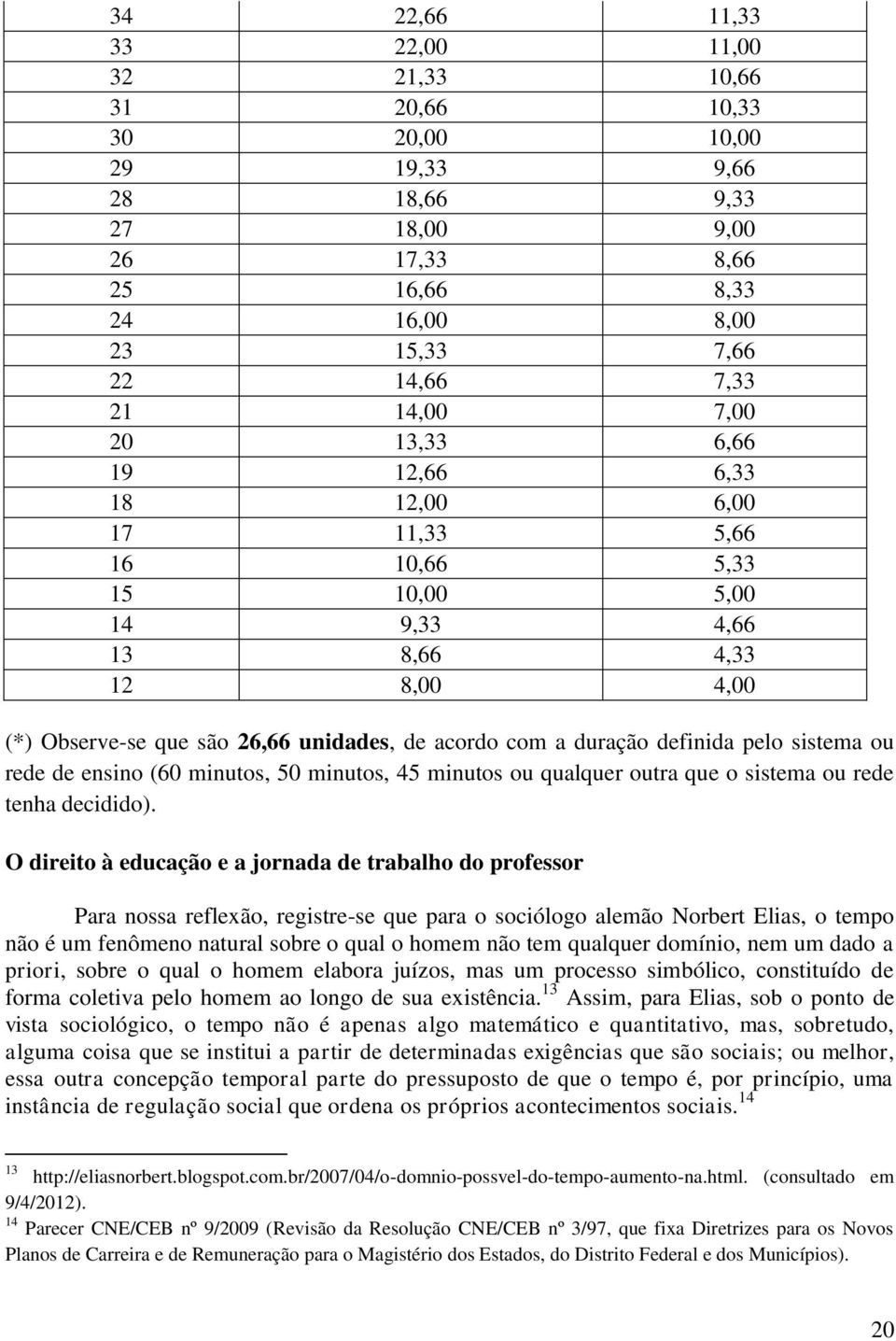 pelo sistema ou rede de ensino (60 minutos, 50 minutos, 45 minutos ou qualquer outra que o sistema ou rede tenha decidido).