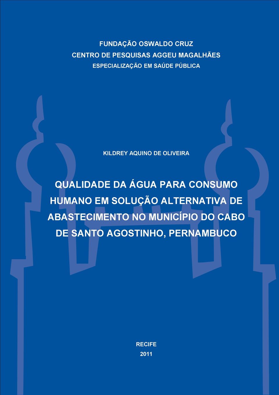 QUALIDADE DA ÁGUA PARA CONSUMO HUMANO EM SOLUÇÃO ALTERNATIVA DE