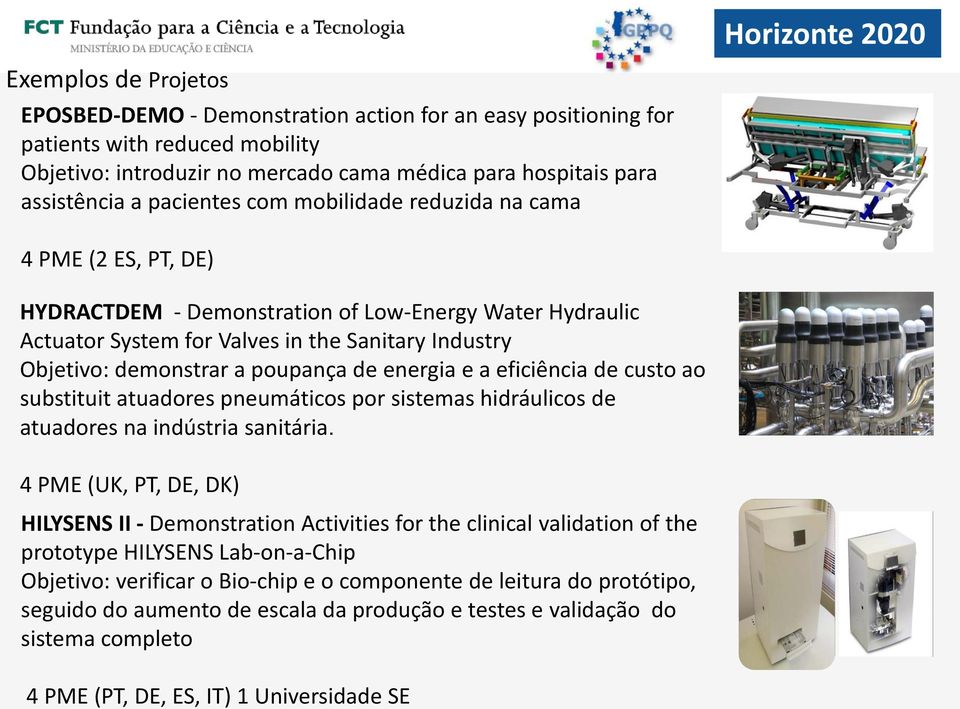 poupança de energia e a eficiência de custo ao substituit atuadores pneumáticos por sistemas hidráulicos de atuadores na indústria sanitária.