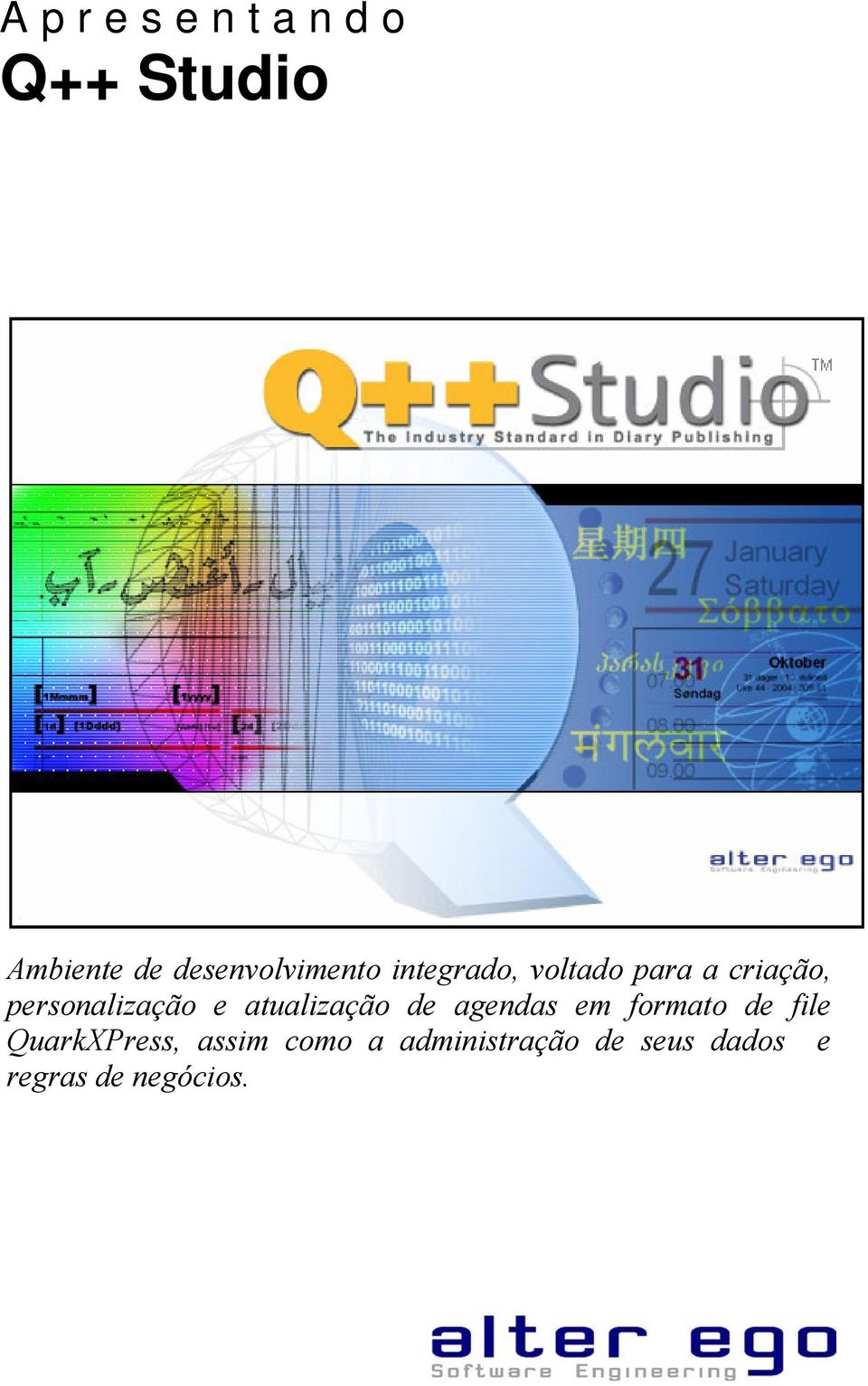 atualização de agendas em formato de file QuarkXPress,