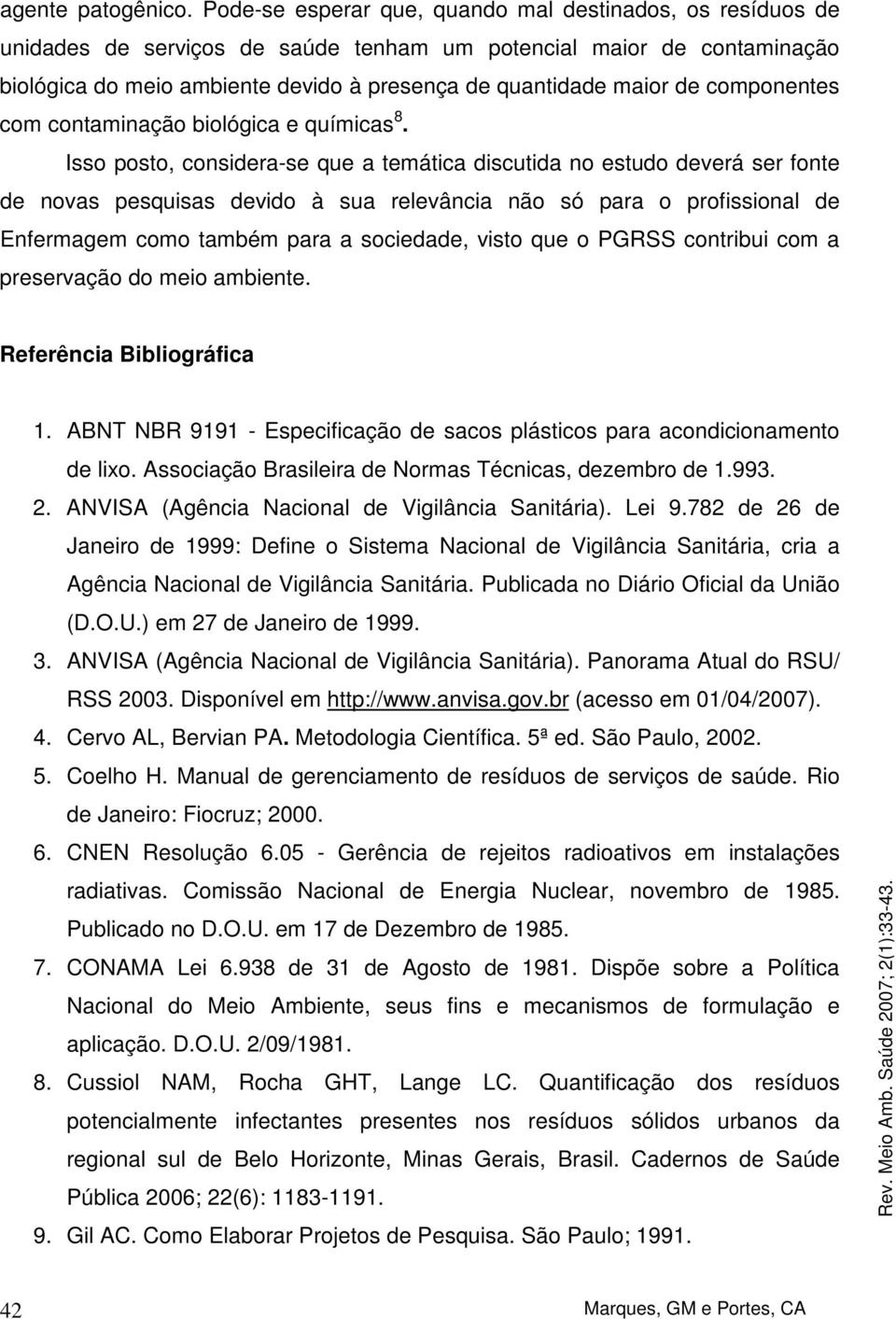 componentes com contaminação biológica e químicas 8.