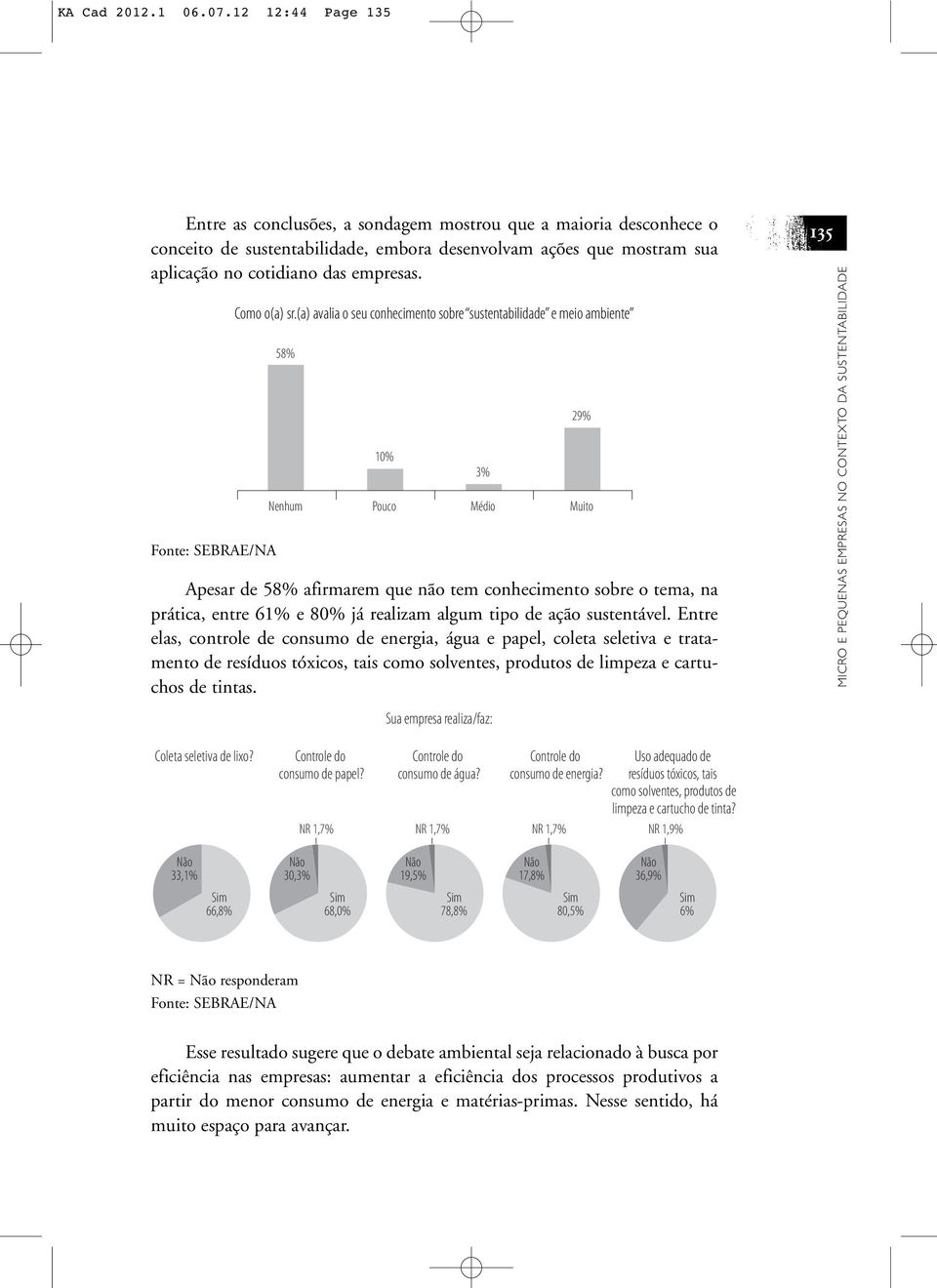 Fonte: SEBRAE/NA Como o(a) sr.