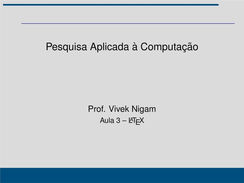 Computação Prof.