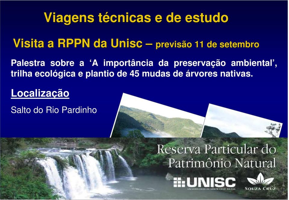 importância da preservação ambiental, trilha ecológica e