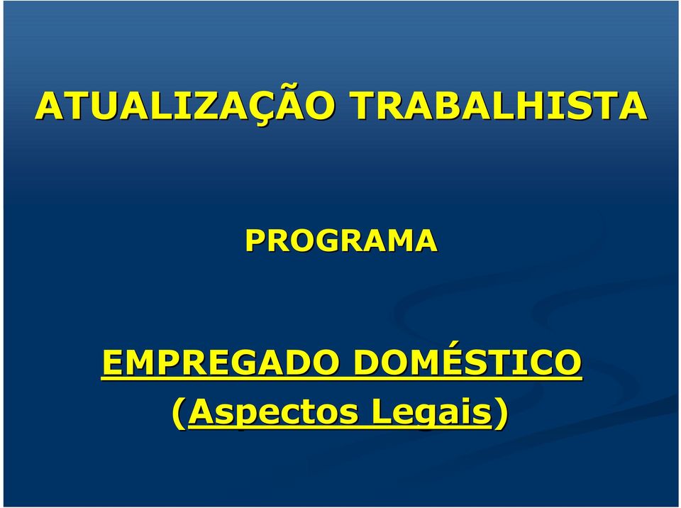 PROGRAMA EMPREGADO