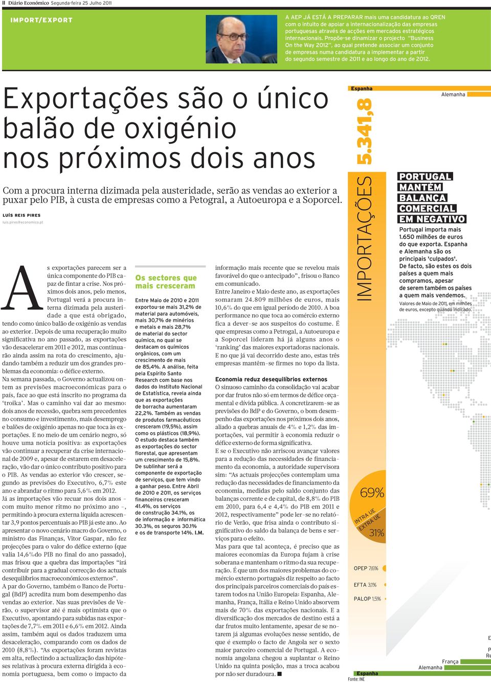 Propõe-se dinamizar o projecto Business On the Way 2012, ao qual pretende associar um conjunto de empresas numa candidatura a implementar a partir do segundo semestre de 2011 e ao longo do ano de