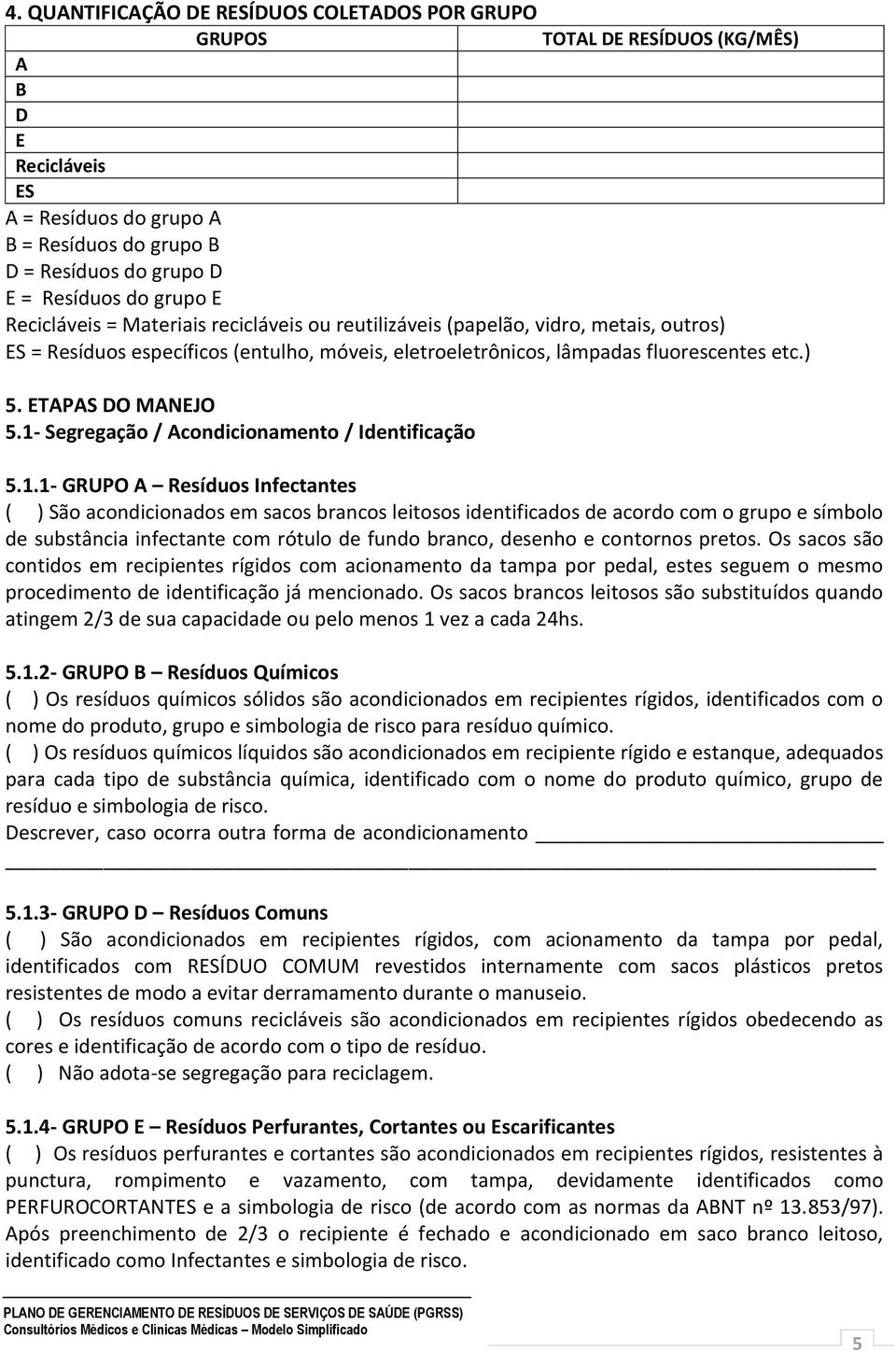 ETAPAS DO MANEJO 5.1-