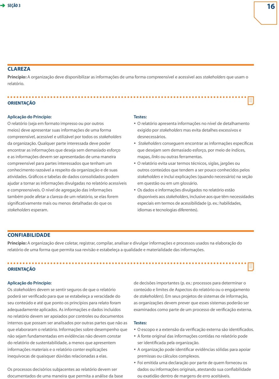 stakeholders da organização.