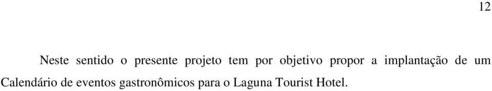 implantação de um Calendário de