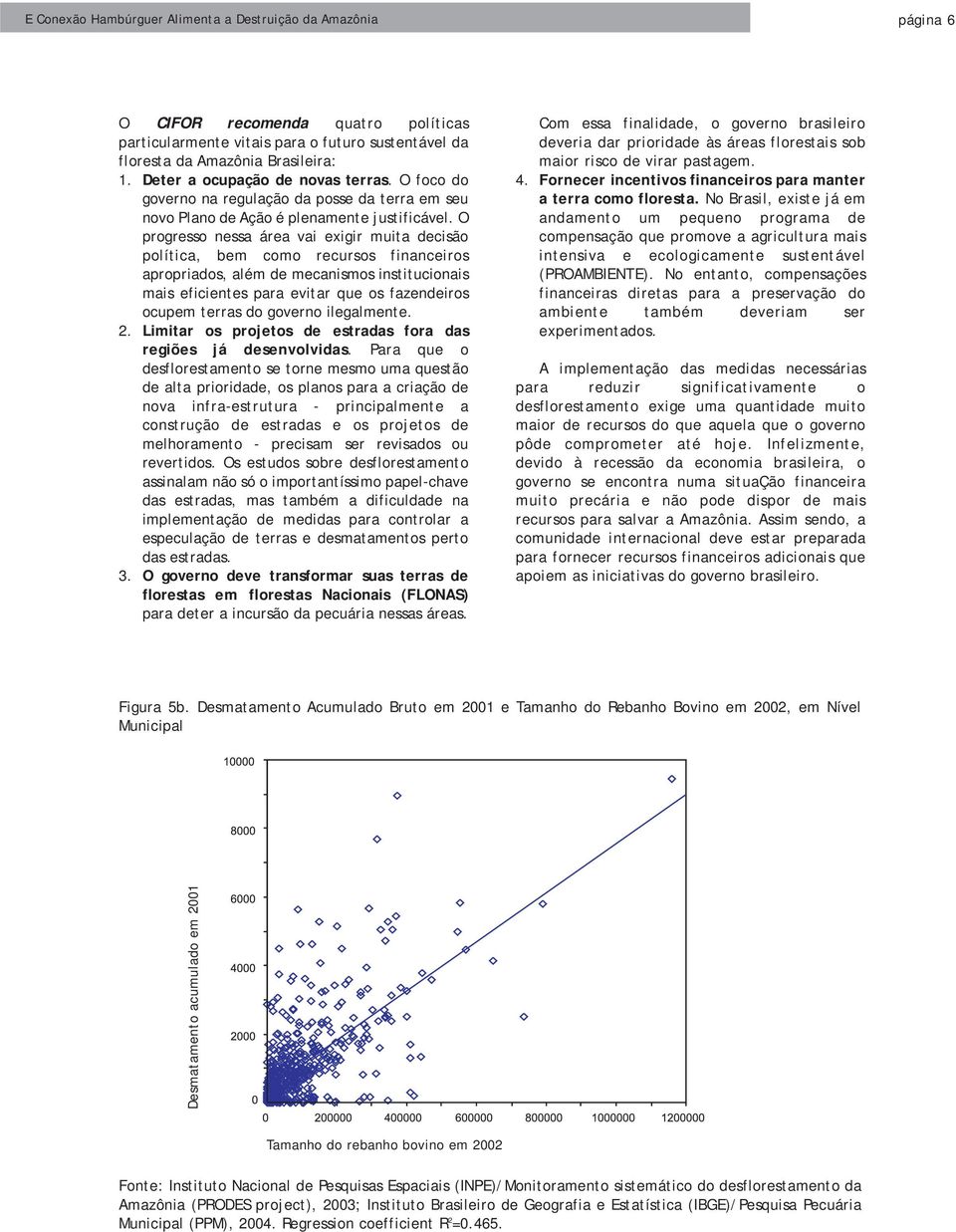 O progresso nessa área vai exigir muita decisão política, bem como recursos financeiros apropriados, além de mecanismos institucionais mais eficientes para evitar que os fazendeiros ocupem terras do