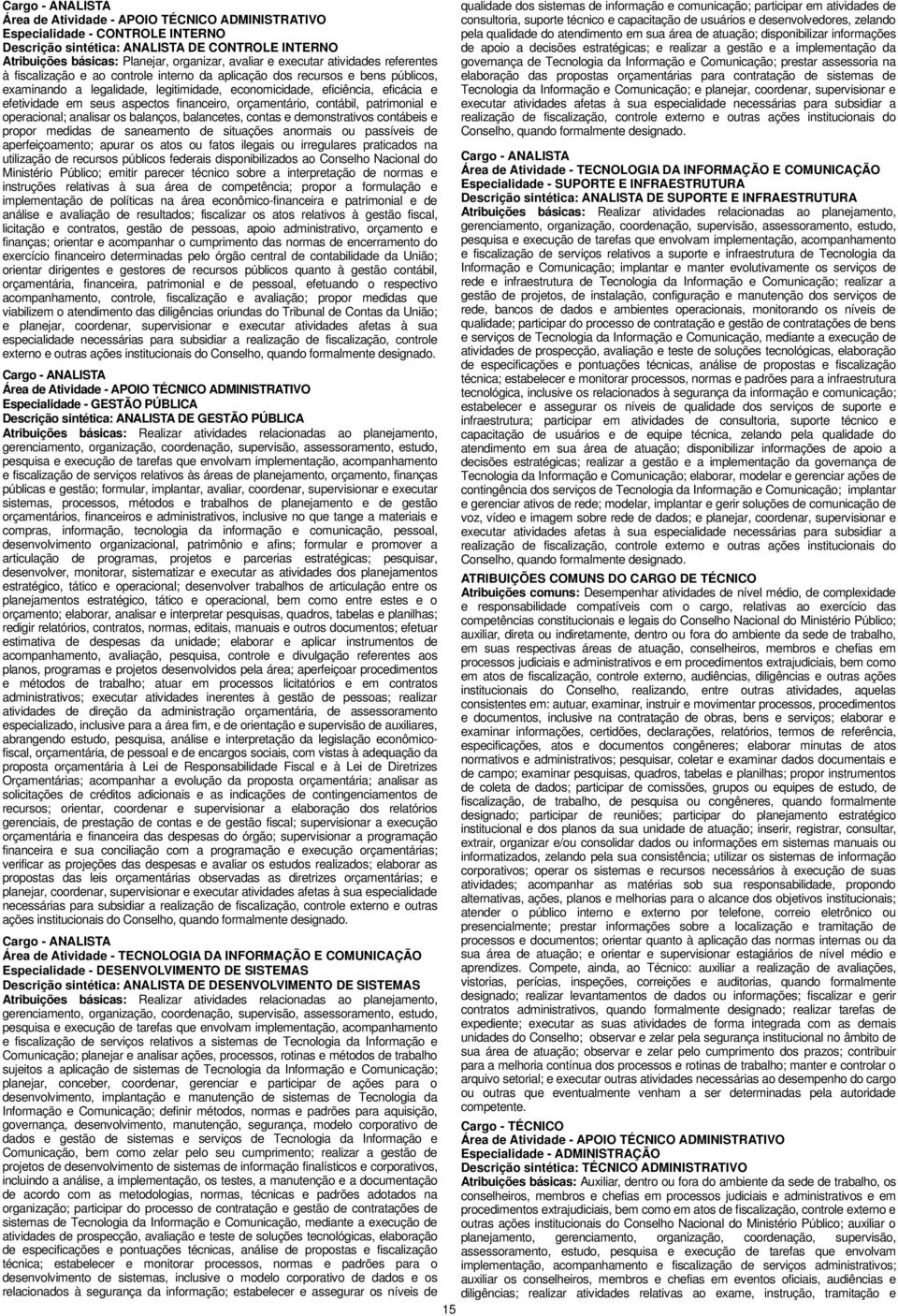 efetividade em seus aspectos financeiro, orçamentário, contábil, patrimonial e operacional; analisar os balanços, balancetes, contas e demonstrativos contábeis e propor medidas de saneamento de