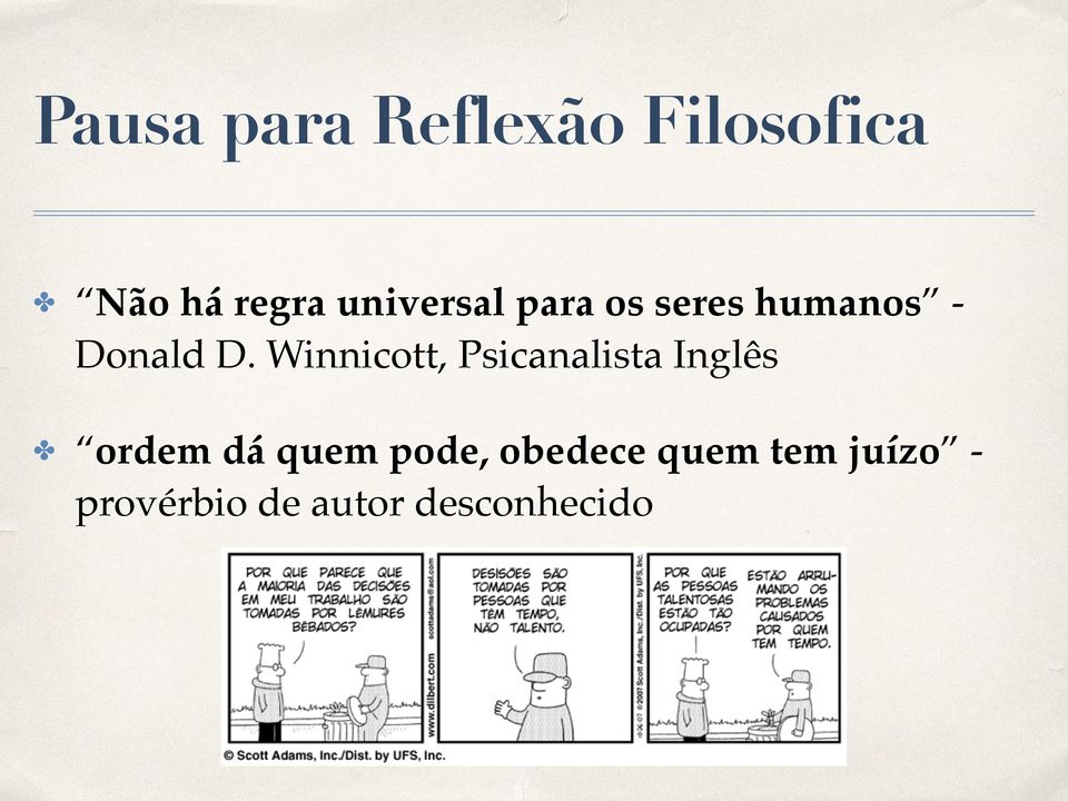 Winnicott, Psicanalista Inglês!