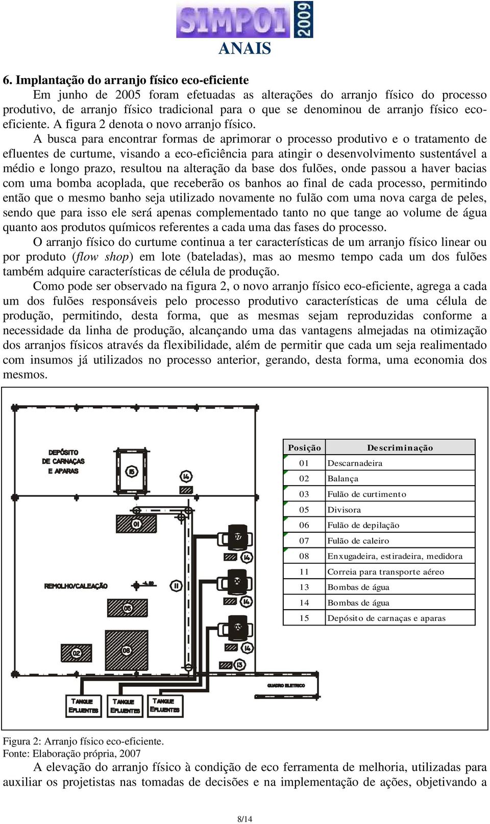 A busca para encontrar formas de aprimorar o processo produtivo e o tratamento de efluentes de curtume, visando a eco-eficiência para atingir o desenvolvimento sustentável a médio e longo prazo,