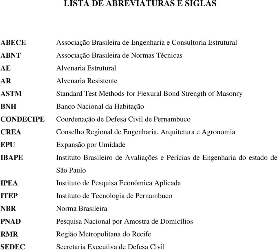 de Pernambuco Conselho Regional de Engenharia.