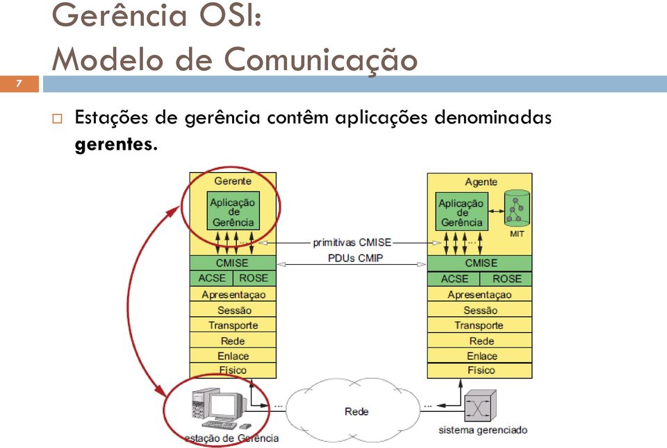 de gerência contêm