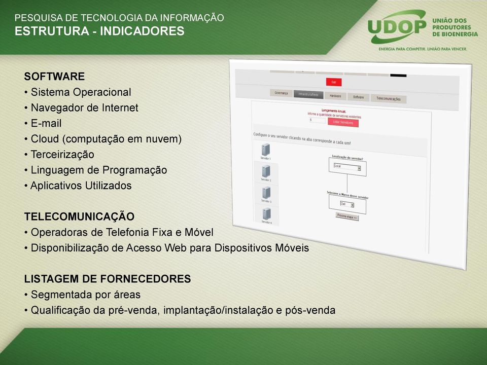 TELECOMUNICAÇÃO Operadoras de Telefonia Fixa e Móvel Disponibilização de Acesso Web para