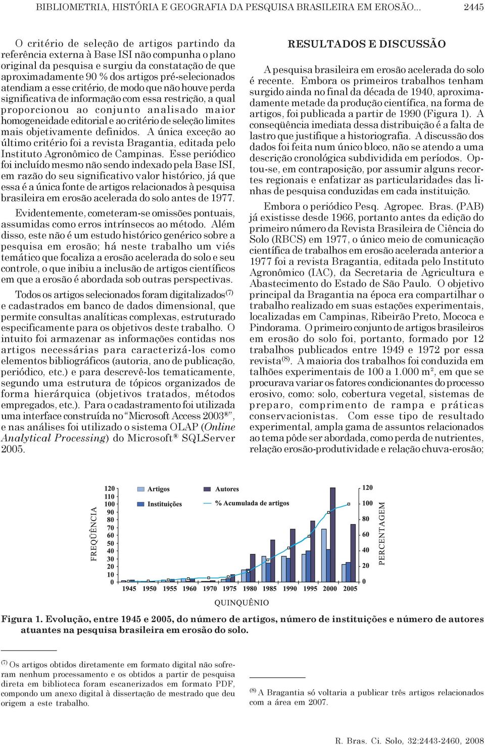 pré-selecionados atendiam a esse critério, de modo que não houve perda significativa de informação com essa restrição, a qual proporcionou ao conjunto analisado maior homogeneidade editorial e ao