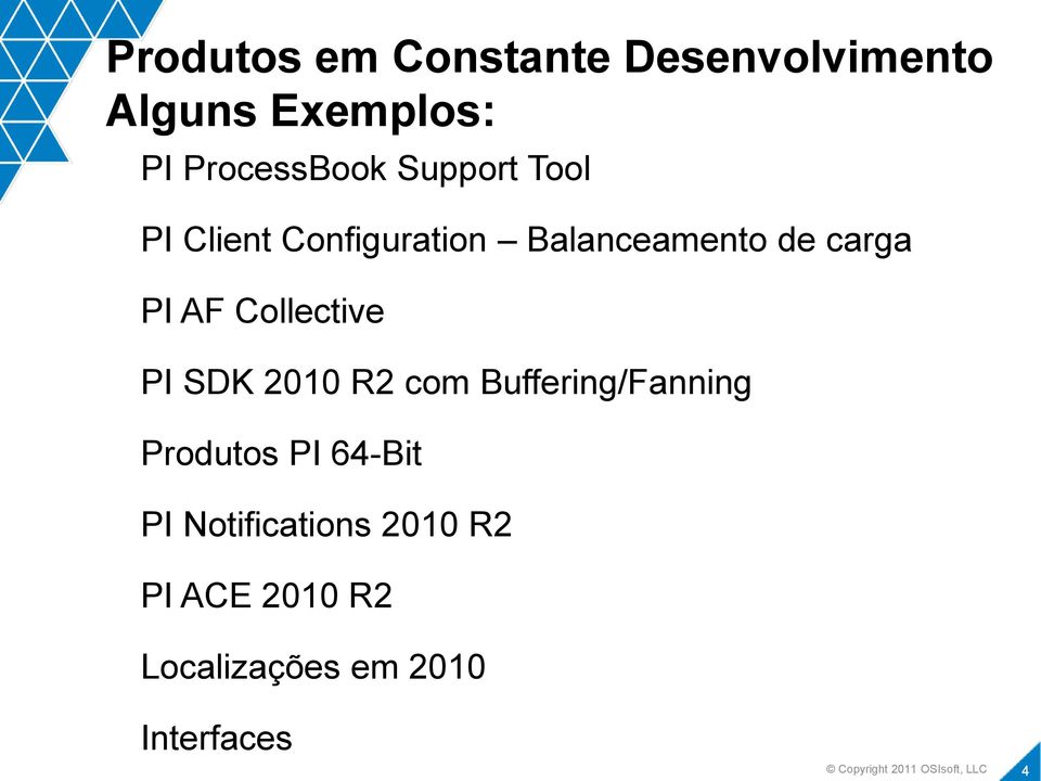 carga PI AF Collective PI SDK 2010 R2 com Buffering/Fanning Produtos