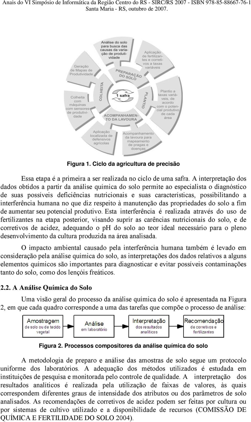 no que diz respeito à manutenção das propriedades do solo a fim de aumentar seu potencial produtivo.