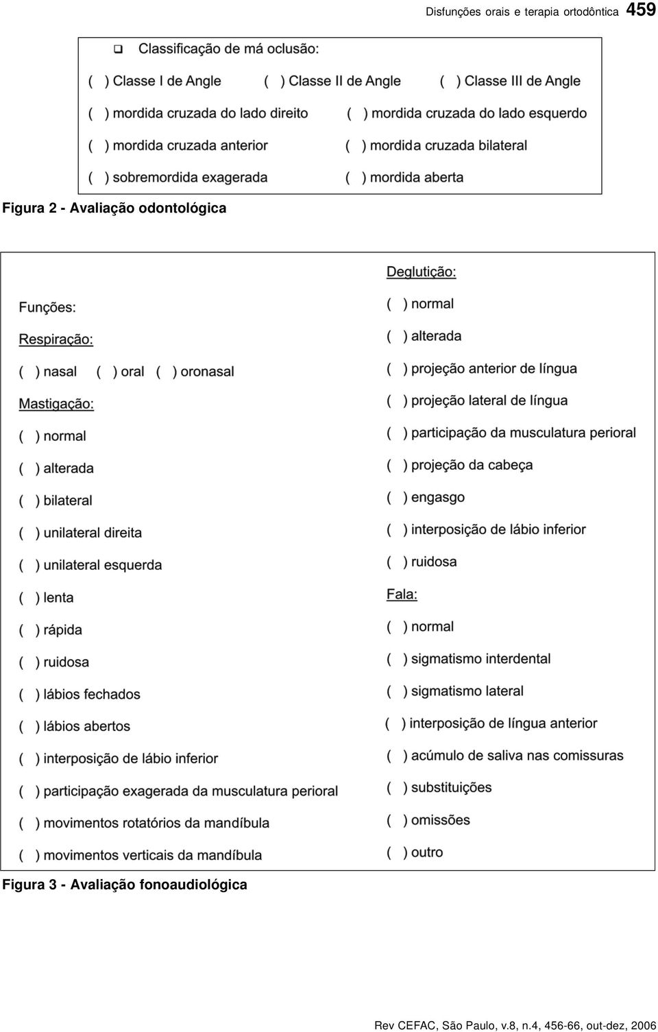 Avaliação odontológica