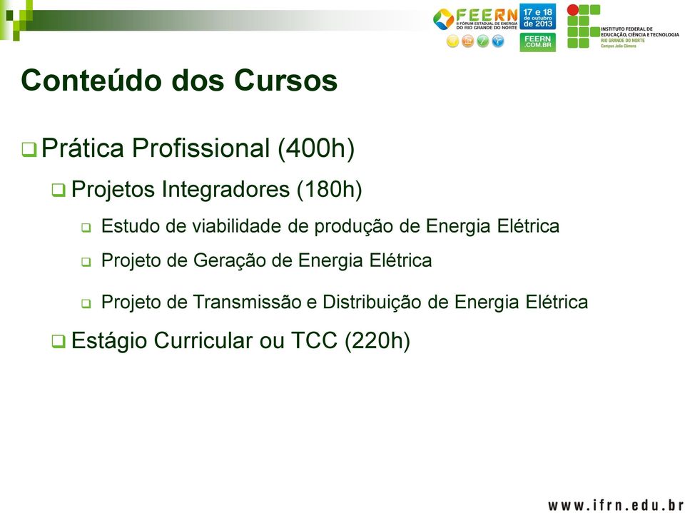 Elétrica Projeto de Geração de Energia Elétrica Projeto de