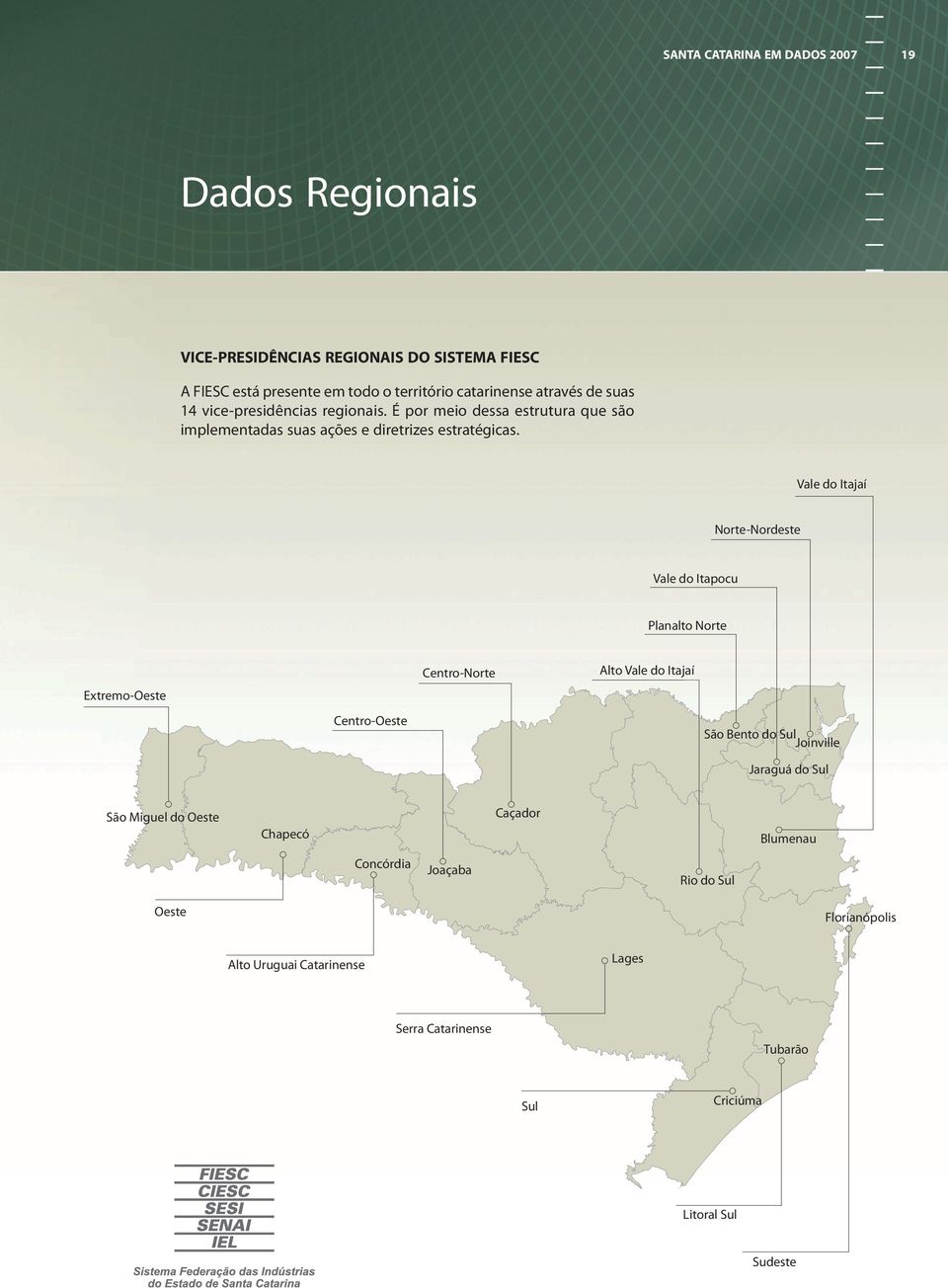 Vale do Itajaí Norte-Nordeste Vale do Itapocu Planalto Norte Centro-Norte Alto Vale do Itajaí Extremo-Oeste Centro-Oeste São Bento do Sul Joinville Jaraguá