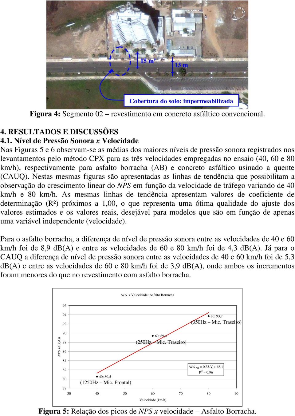 asfalto borracha (AB) e concreto asfáltico usinado a quente (CAUQ).