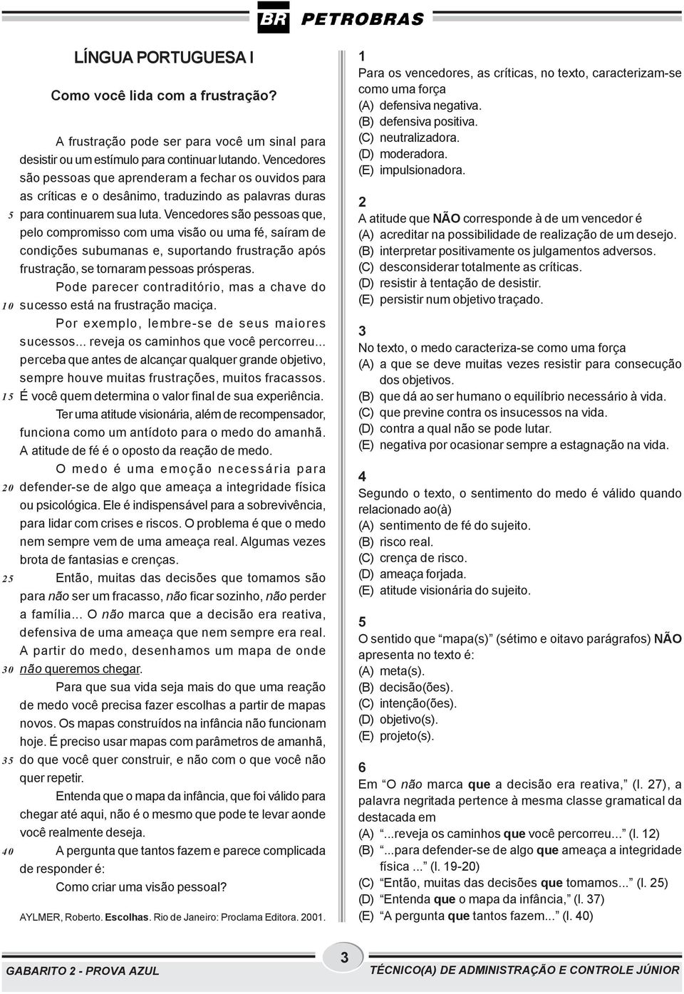 Vencedores são pessoas que, pelo compromisso com uma visão ou uma fé, saíram de condições subumanas e, suportando frustração após frustração, se tornaram pessoas prósperas.