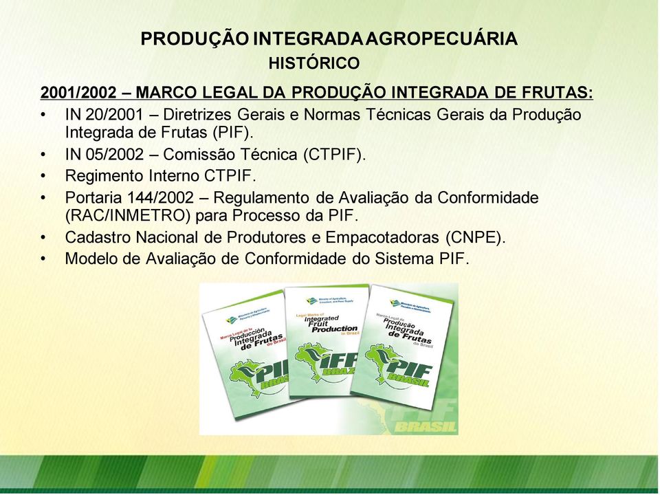 IN 05/2002 Comissão Técnica (CTPIF). Regimento Interno CTPIF.