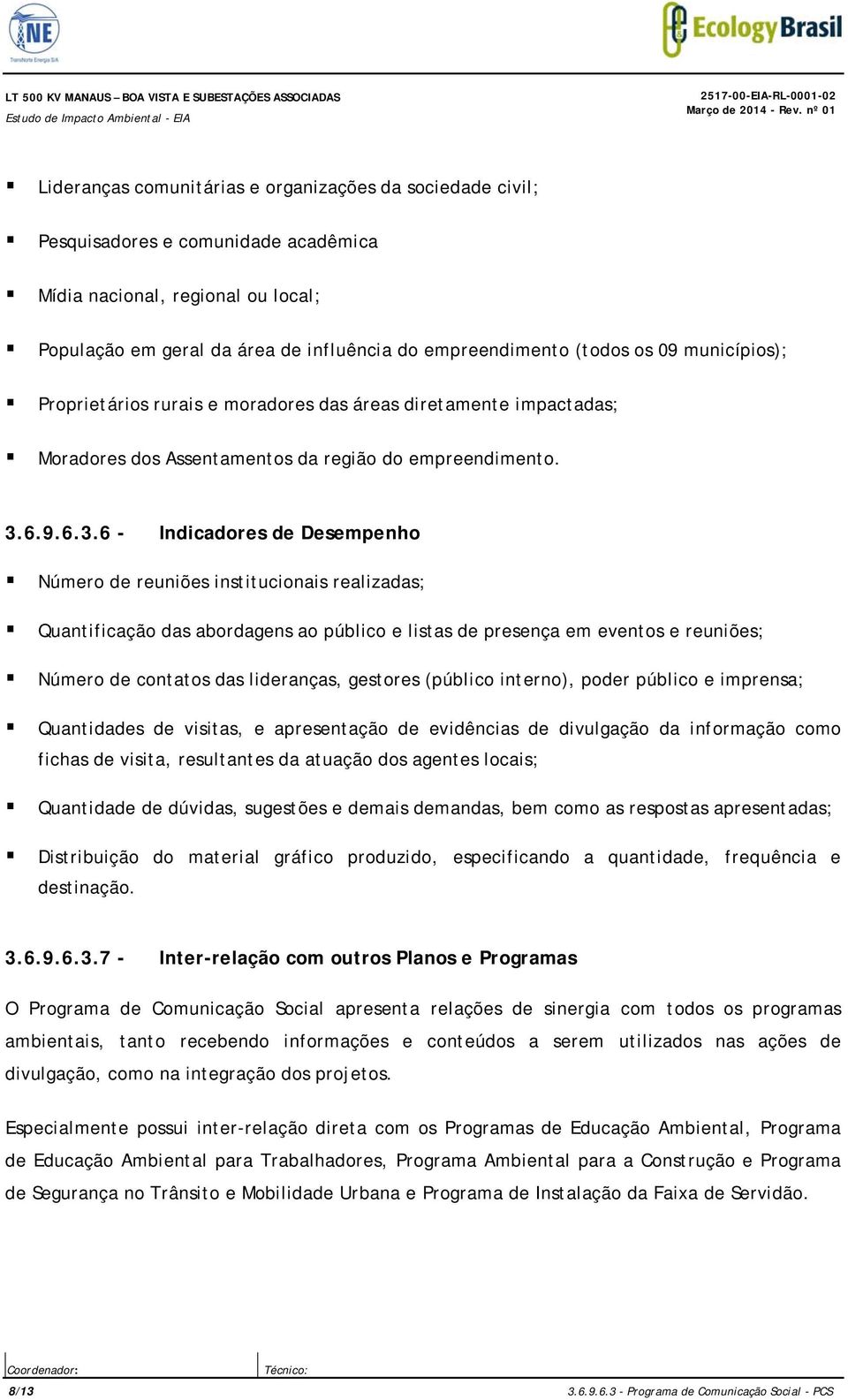 empreendimento. 3.