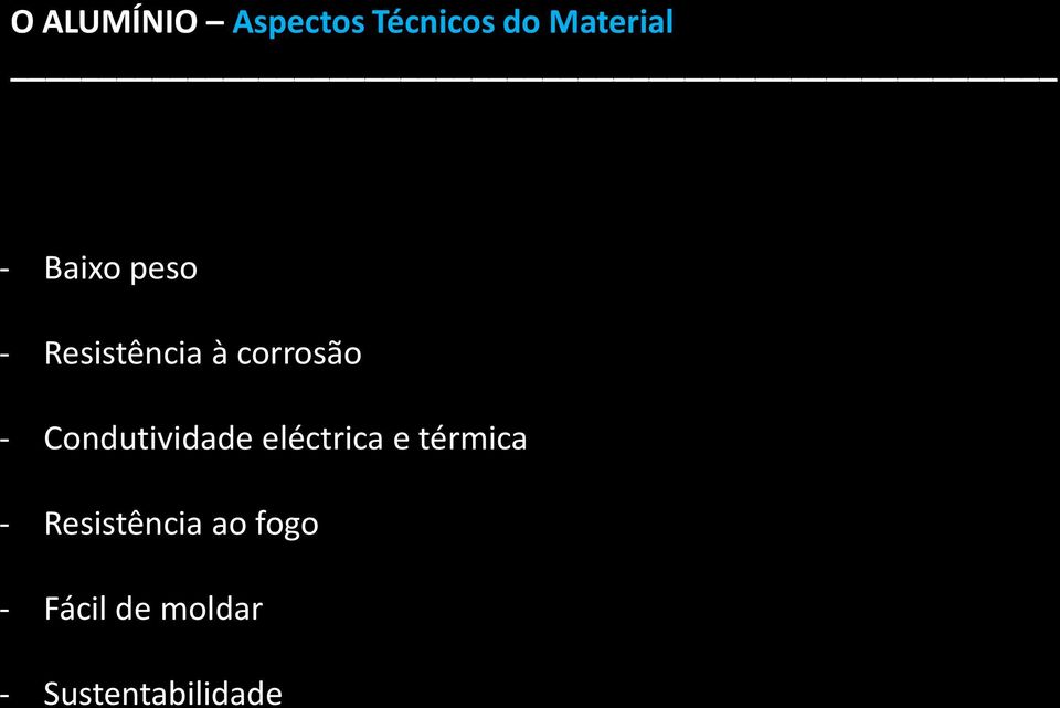 Condutividade eléctrica e térmica -