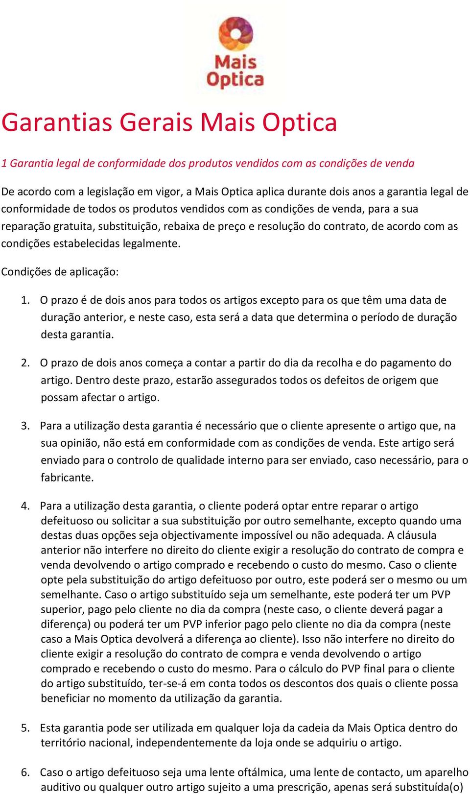 estabelecidas legalmente. 1.