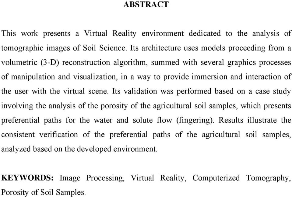 interaction of the user with the virtual scene.