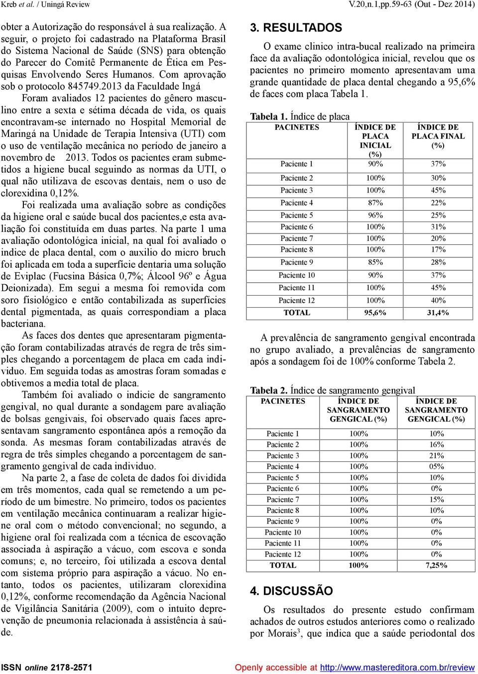 Com aprovação sob o protocolo 845749.