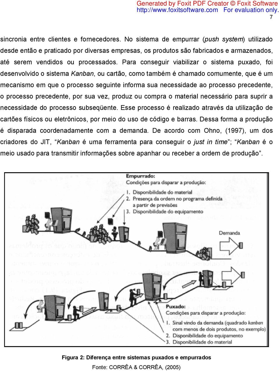 Para conseguir viabilizar o sistema puxado, foi desenvolvido o sistema Kanban, ou cartão, como também é chamado comumente, que é um mecanismo em que o processo seguinte informa sua necessidade ao