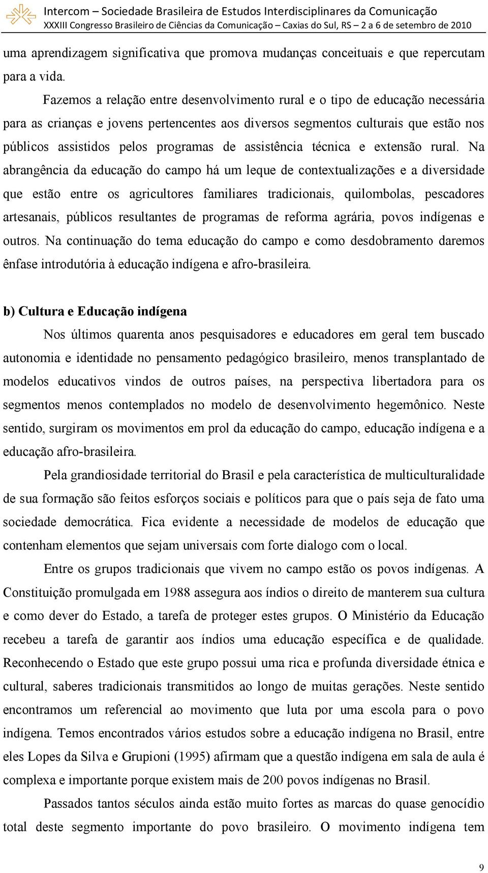 de assistência técnica e extensão rural.